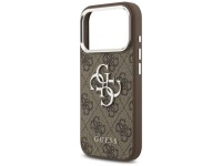 Guess 4G Big 4G Classic Logo case for iPhone 17 Pro brown - silver Guess 4G Big 4G Classic Logo case for iPhone 17 Pro brown - silver