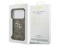 Guess 4G Big 4G Classic Logo case for iPhone 17 Pro brown - silver Guess 4G Big 4G Classic Logo case for iPhone 17 Pro brown - silver