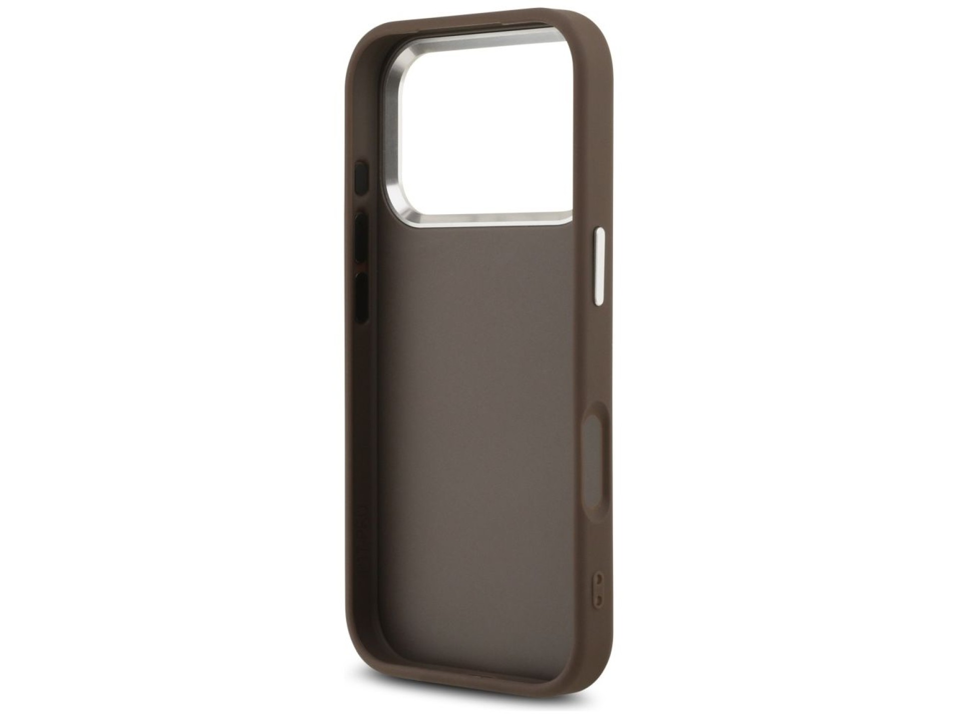 Guess 4G Big 4G Classic Logo case for iPhone 17 Pro brown - silver