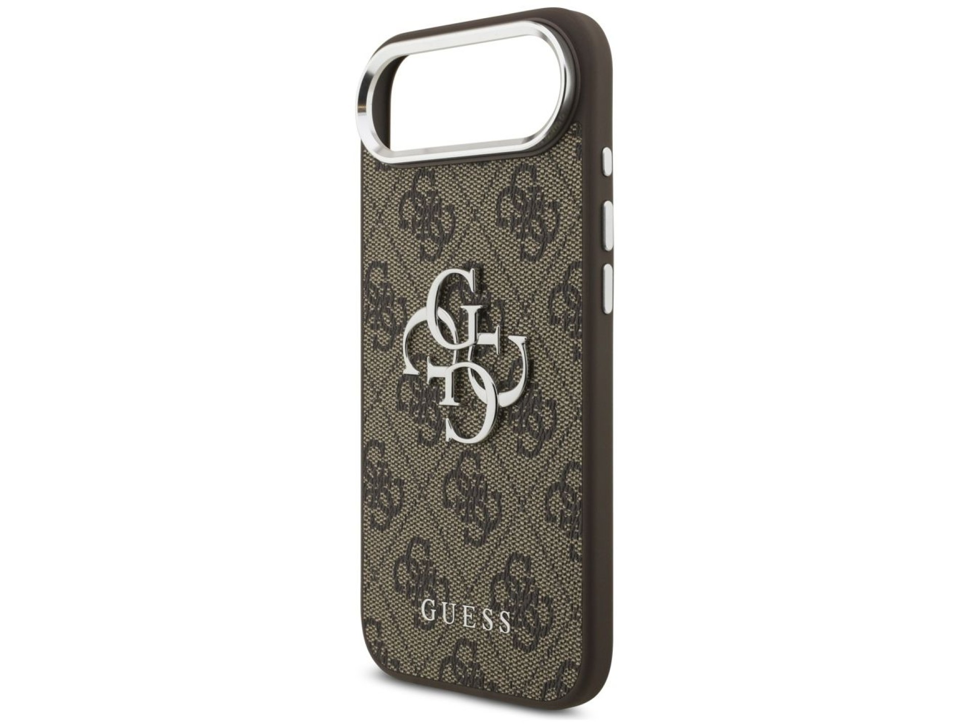 Guess 4G Big 4G Classic Logo case for iPhone 17 Air - brown and silver
