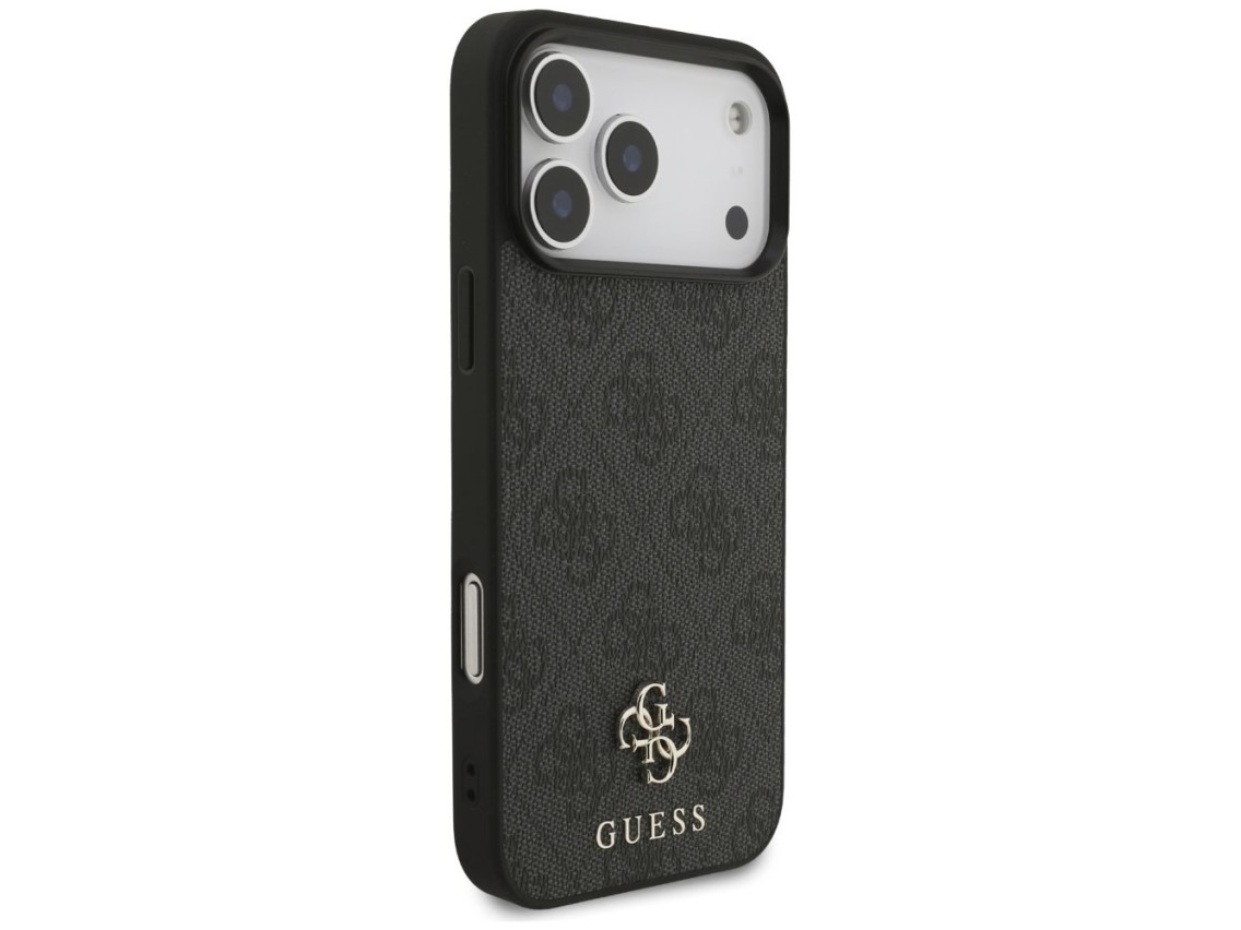 Capa MagSafe Guess 4G Small Classic Logo para iPhone 17 Pro Max - preta