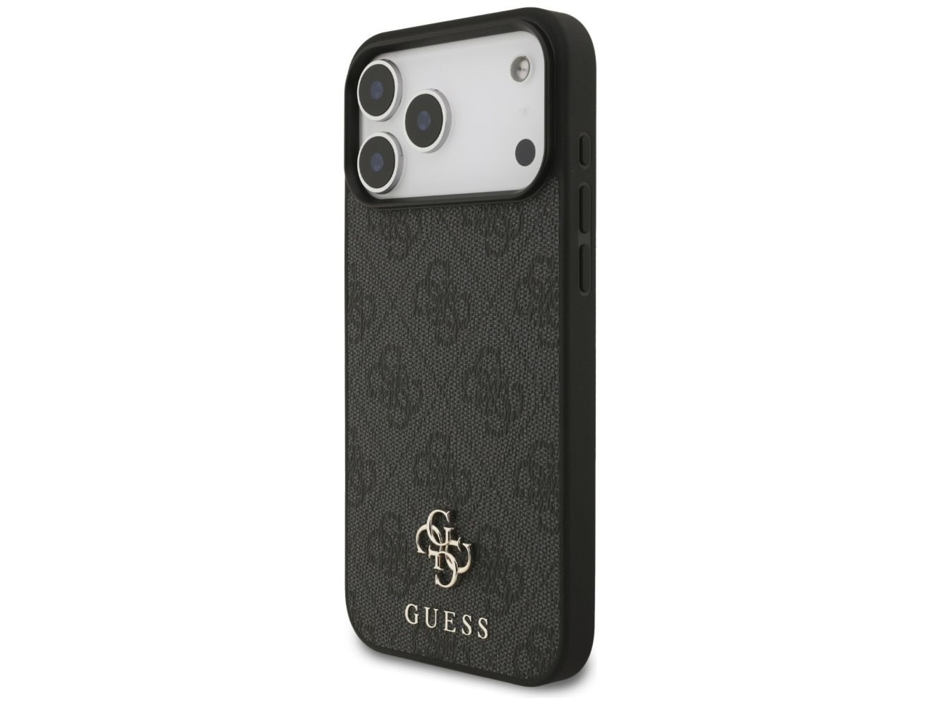 Capa MagSafe Guess 4G Small Classic Logo para iPhone 17 Pro Max - preta