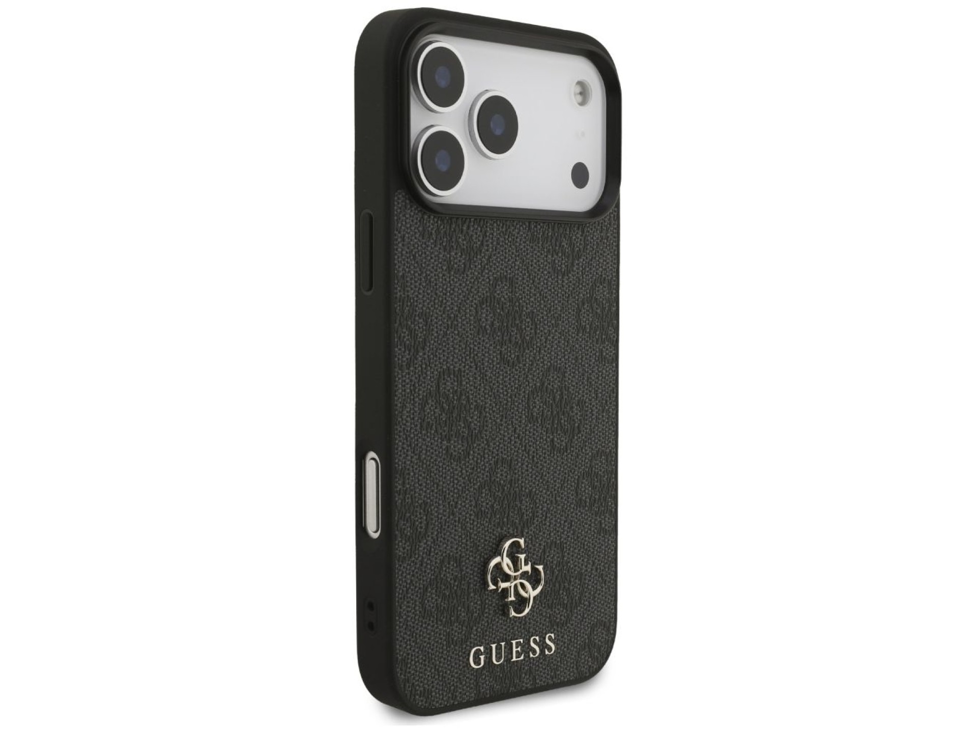 Capa MagSafe Guess 4G Small Classic Logo para iPhone 17 Pro Max - preta