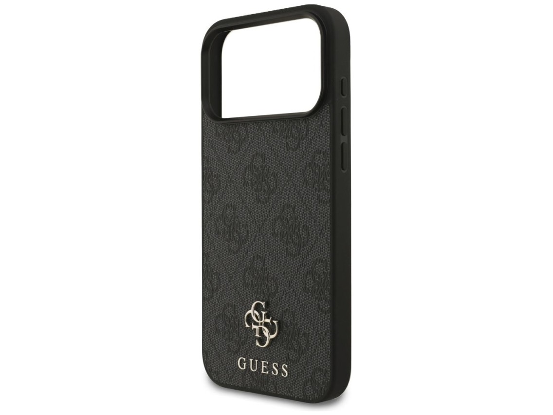 Capa MagSafe Guess 4G Small Classic Logo para iPhone 17 Pro Max - preta