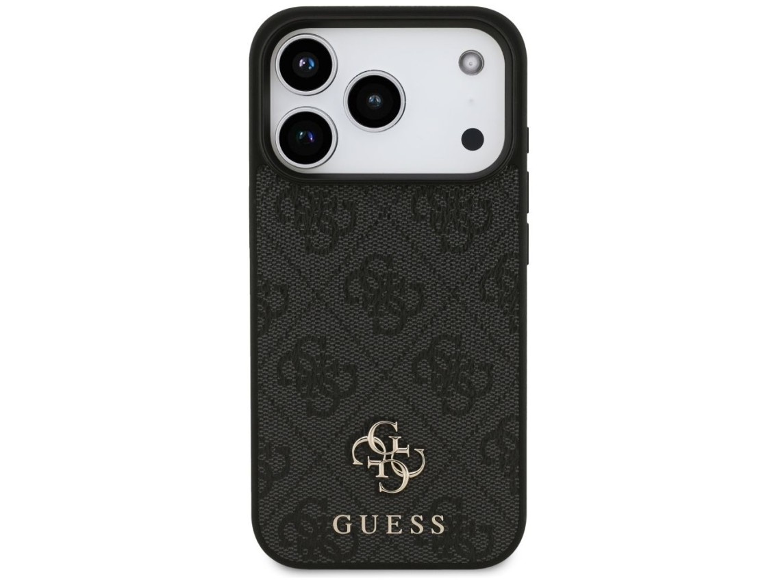 Funda Guess 4G Small Classic Logo MagSafe para iPhone 17 Pro - negra