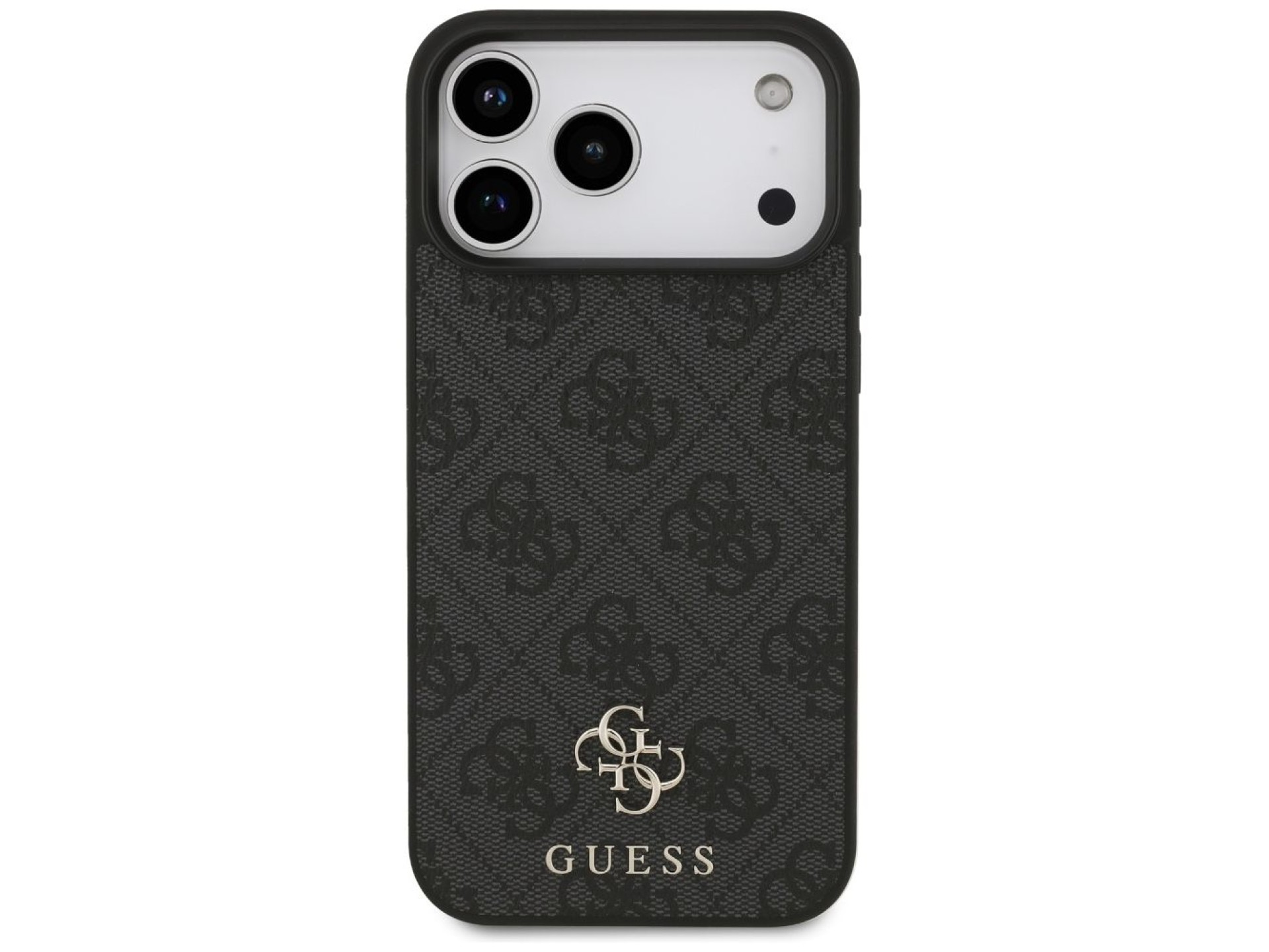 Capa MagSafe Guess 4G Small Classic Logo para iPhone 17 Pro Max - preta