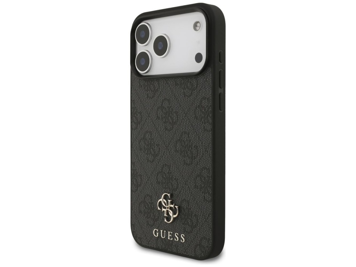 Capa MagSafe Guess 4G Small Classic Logo para iPhone 17 Pro Max - preta