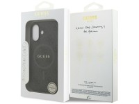 Capa Guess 4G Ring Classic Logo MagSafe para iPhone 17 - preta Capa Guess 4G Ring Classic Logo MagSafe para iPhone 17 - preta