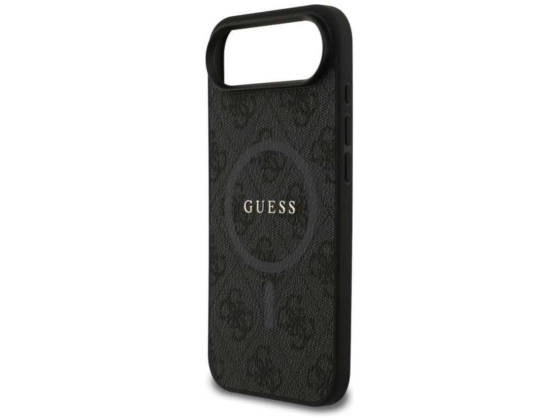 Funda Guess 4G Ring Classic Logo MagSafe para iPhone 17 Air - negra