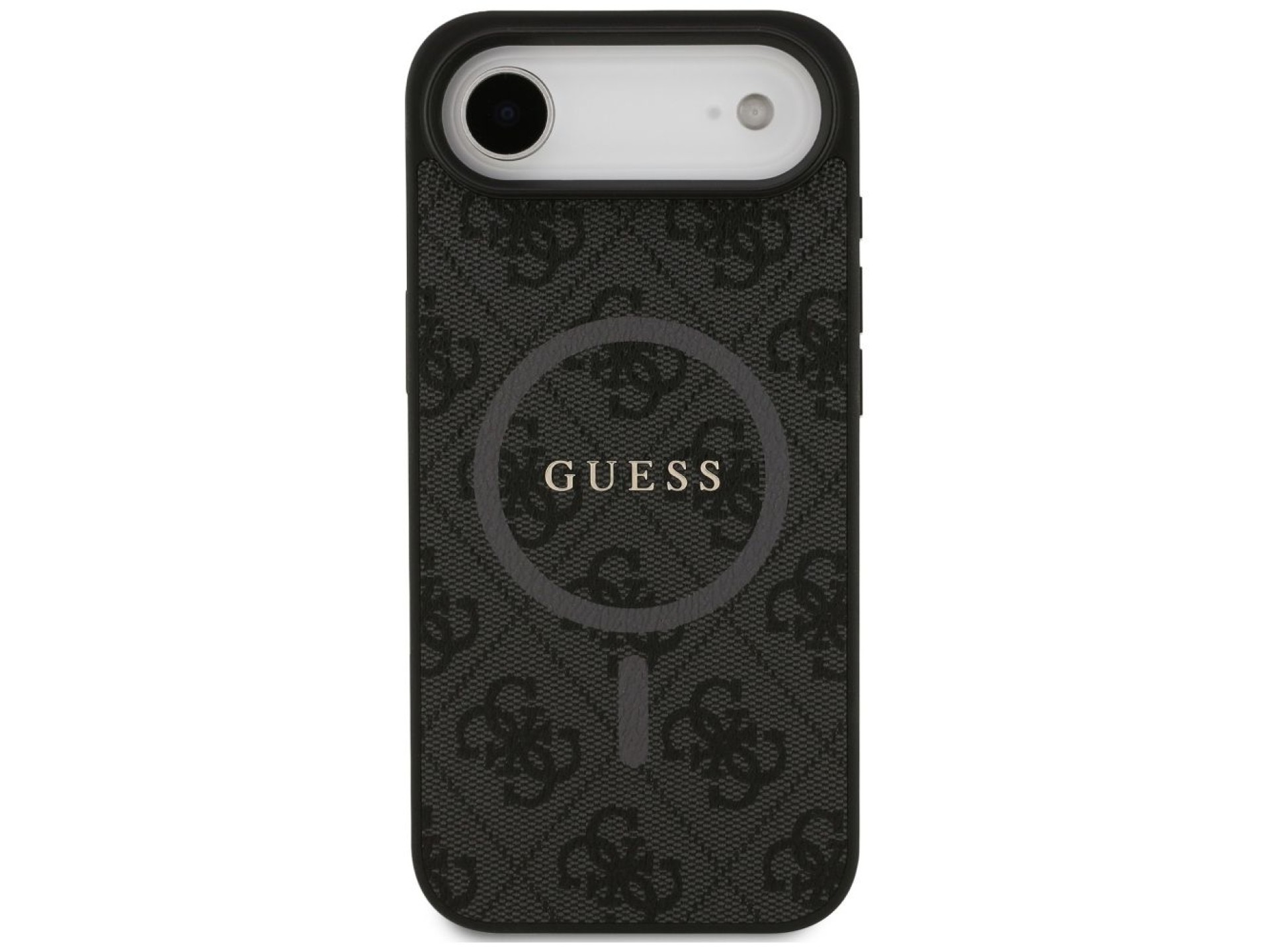 Funda Guess 4G Ring Classic Logo MagSafe para iPhone 17 Air - negra