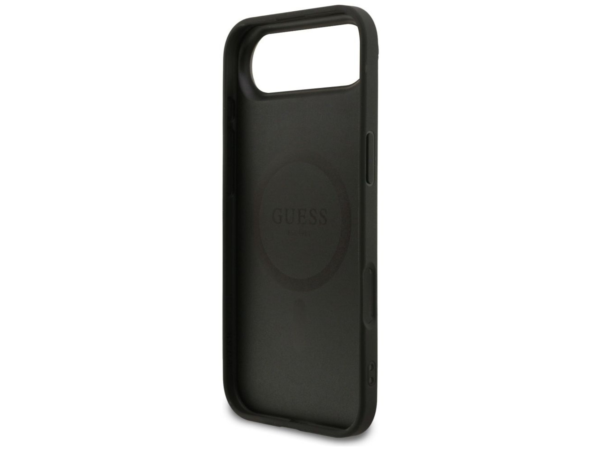 Funda Guess 4G Ring Classic Logo MagSafe para iPhone 17 Air - negra