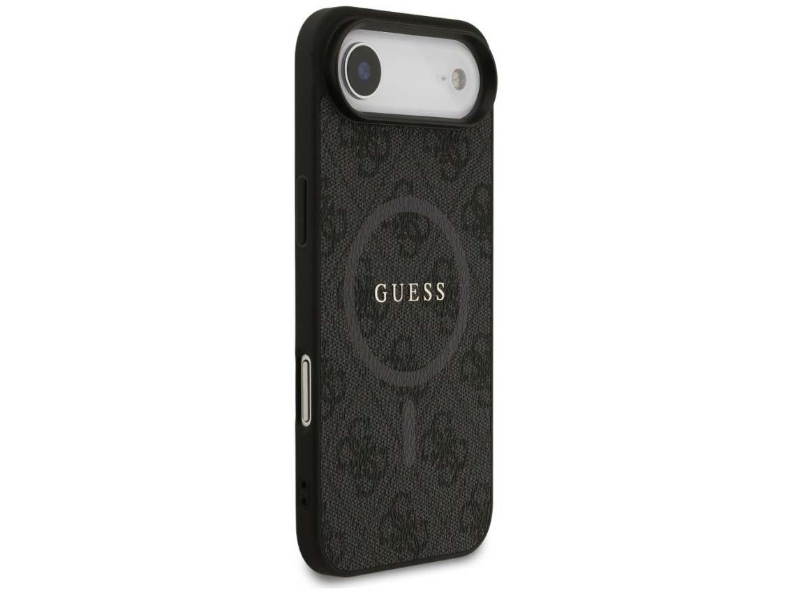 Funda Guess 4G Ring Classic Logo MagSafe para iPhone 17 Air - negra