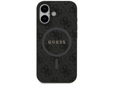 Guess 4G Ring Classic Logo MagSafe case for iPhone 17 - black Guess 4G Ring Classic Logo MagSafe case for iPhone 17 - black