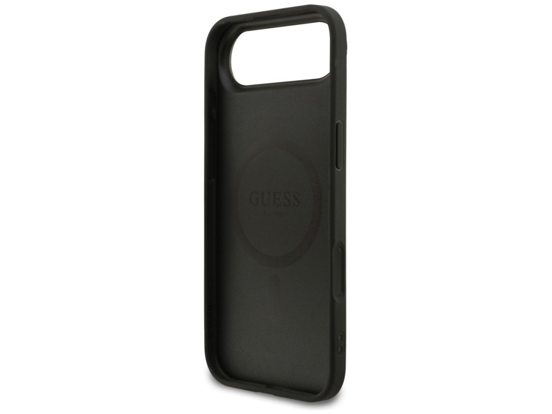Funda Guess 4G Ring Classic Logo MagSafe para iPhone 17 Air - negra
