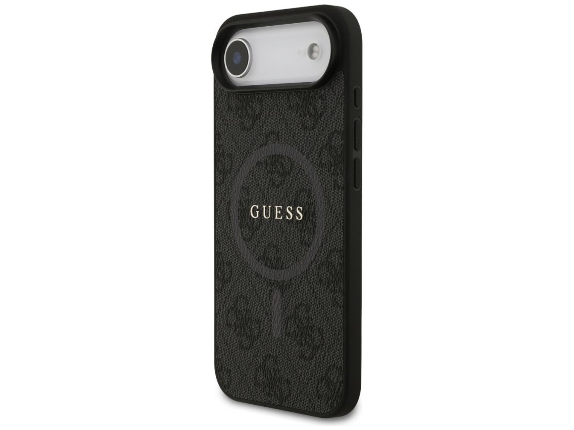 Funda Guess 4G Ring Classic Logo MagSafe para iPhone 17 Air - negra