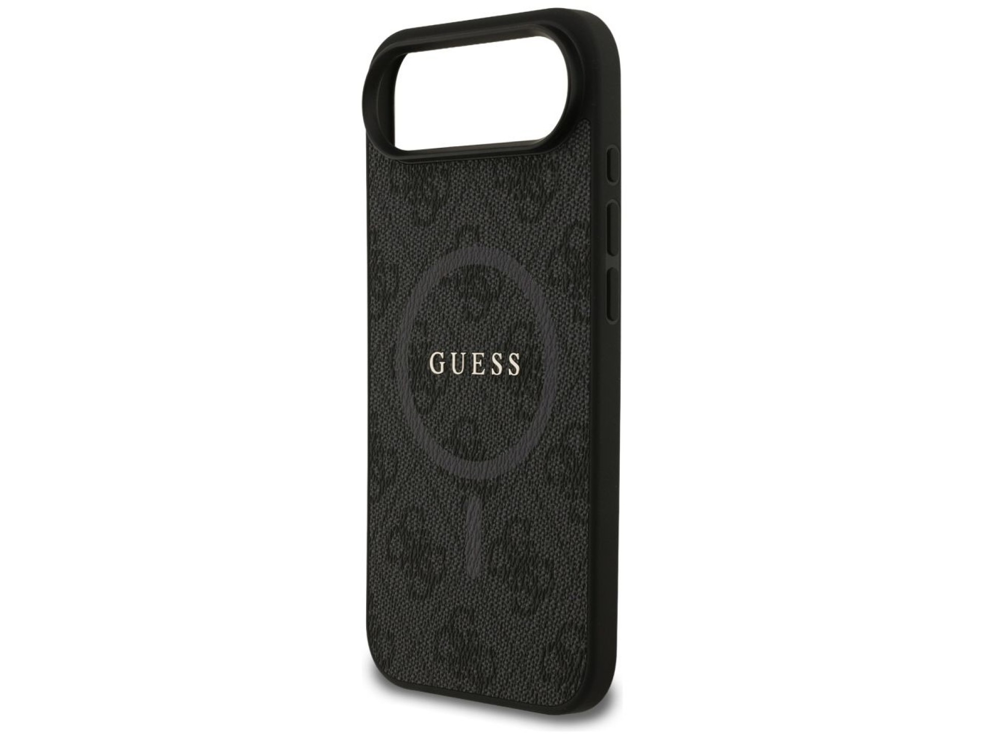 Funda Guess 4G Ring Classic Logo MagSafe para iPhone 17 Air - negra