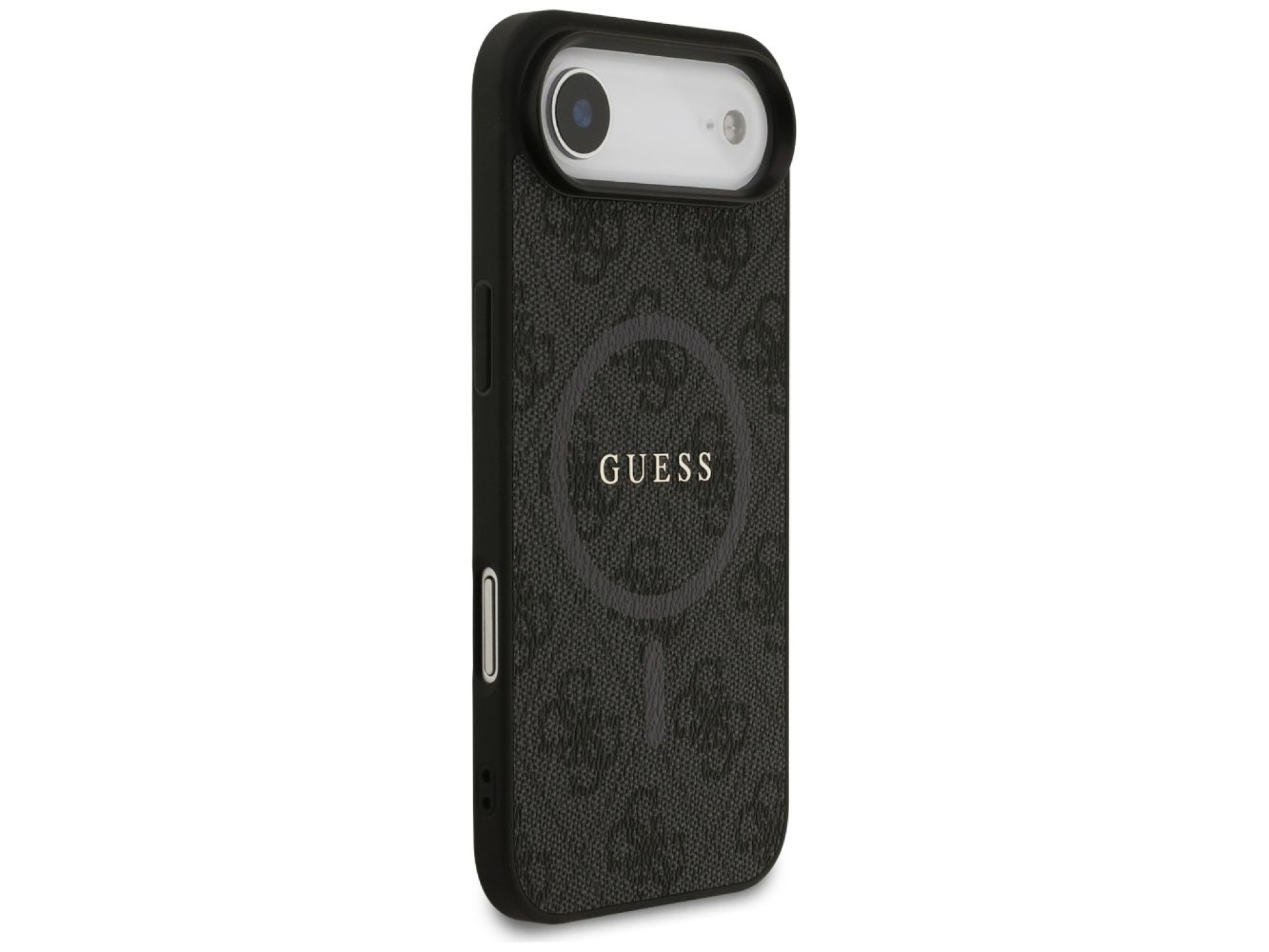 Funda Guess 4G Ring Classic Logo MagSafe para iPhone 17 Air - negra