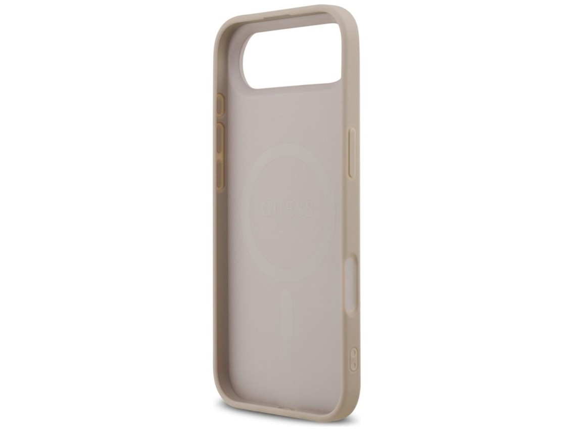 Funda Guess 4G Ring Classic Logo MagSafe para iPhone 17 Air - Rosa