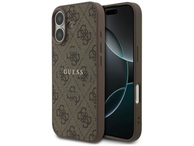 Guess 4G Ring Classic Logo MagSafe Case for iPhone 17 - Brown Guess 4G Ring Classic Logo MagSafe Case for iPhone 17 - Brown