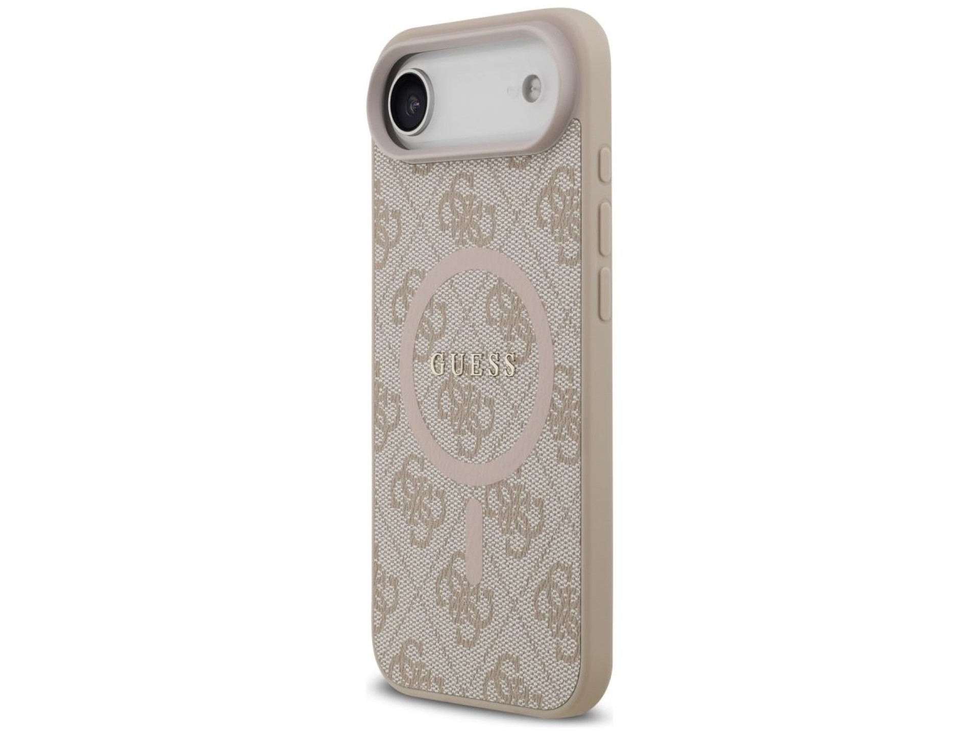 Funda Guess 4G Ring Classic Logo MagSafe para iPhone 17 Air - Rosa