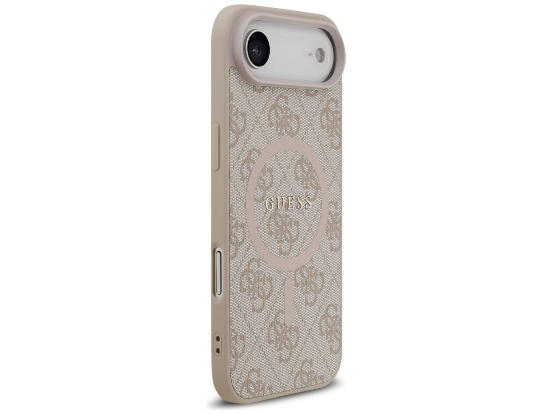 Funda Guess 4G Ring Classic Logo MagSafe para iPhone 17 Air - Rosa