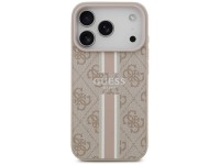 Funda Guess 4G con estampado de rayas y MagSafe para iPhone 17 Pro - Rosa Funda Guess 4G con estampado de rayas y MagSafe para iPhone 17 Pro - Rosa