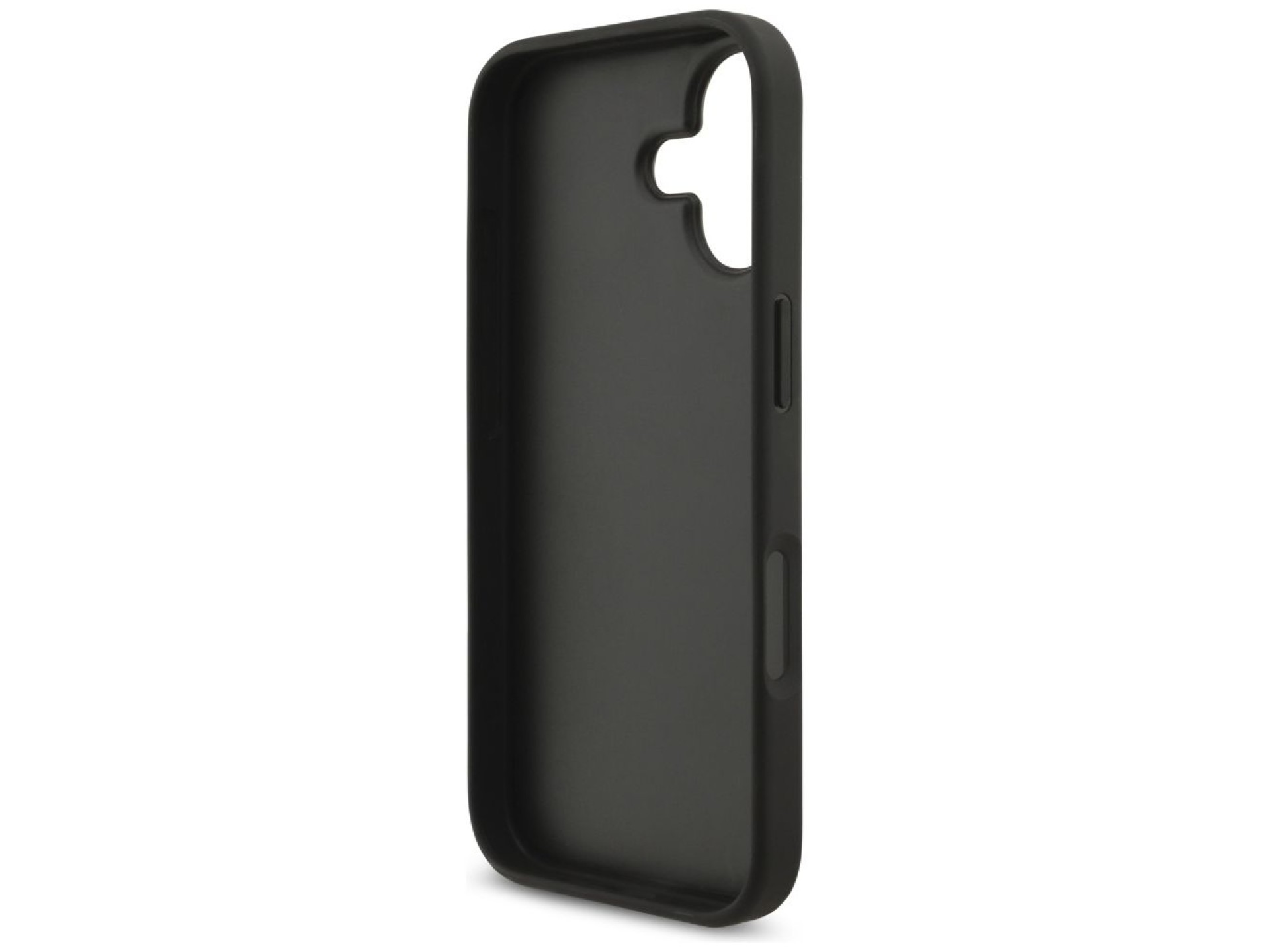 Capa Guess 4G com logo grande para iPhone 17 - Preta