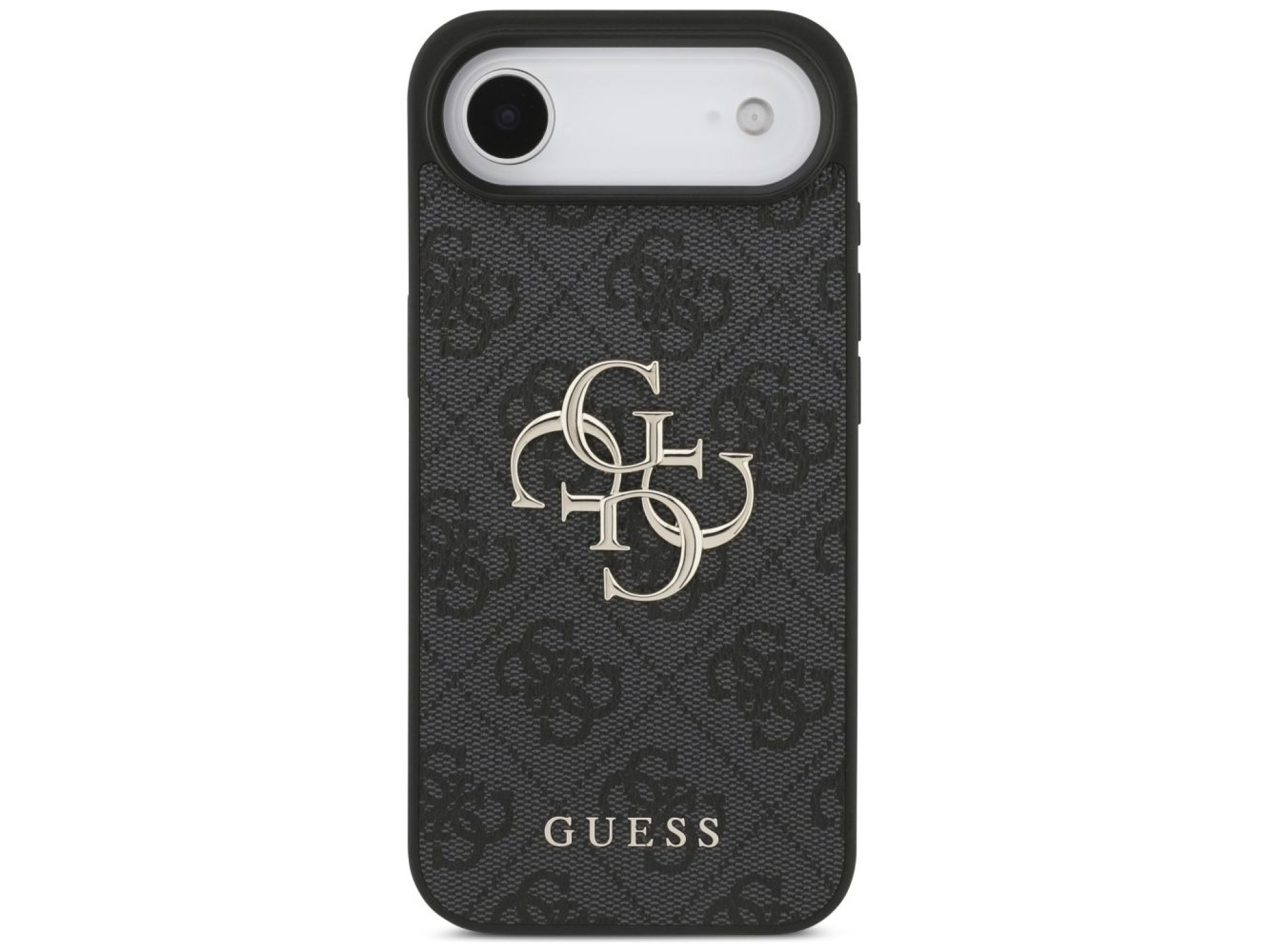 Capa Guess 4G com logo grande para iPhone 17 Air - Preta