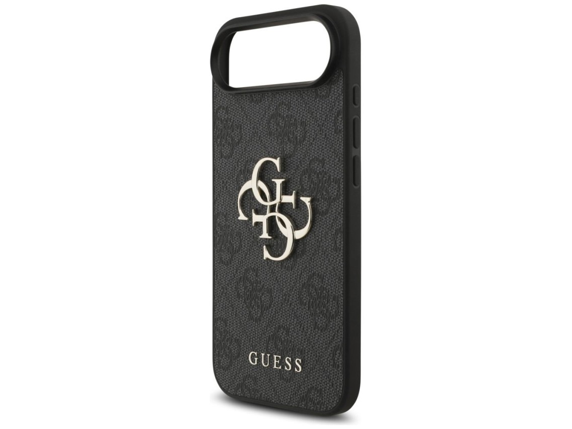 Capa Guess 4G com logo grande para iPhone 17 Air - Preta