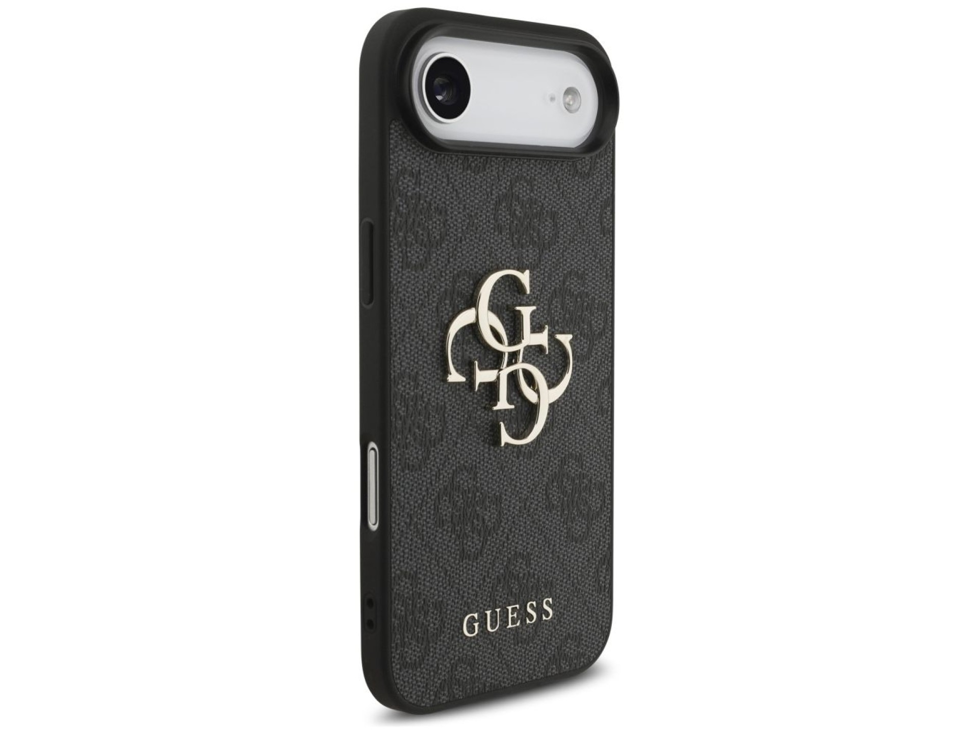 Capa Guess 4G com logo grande para iPhone 17 Air - Preta