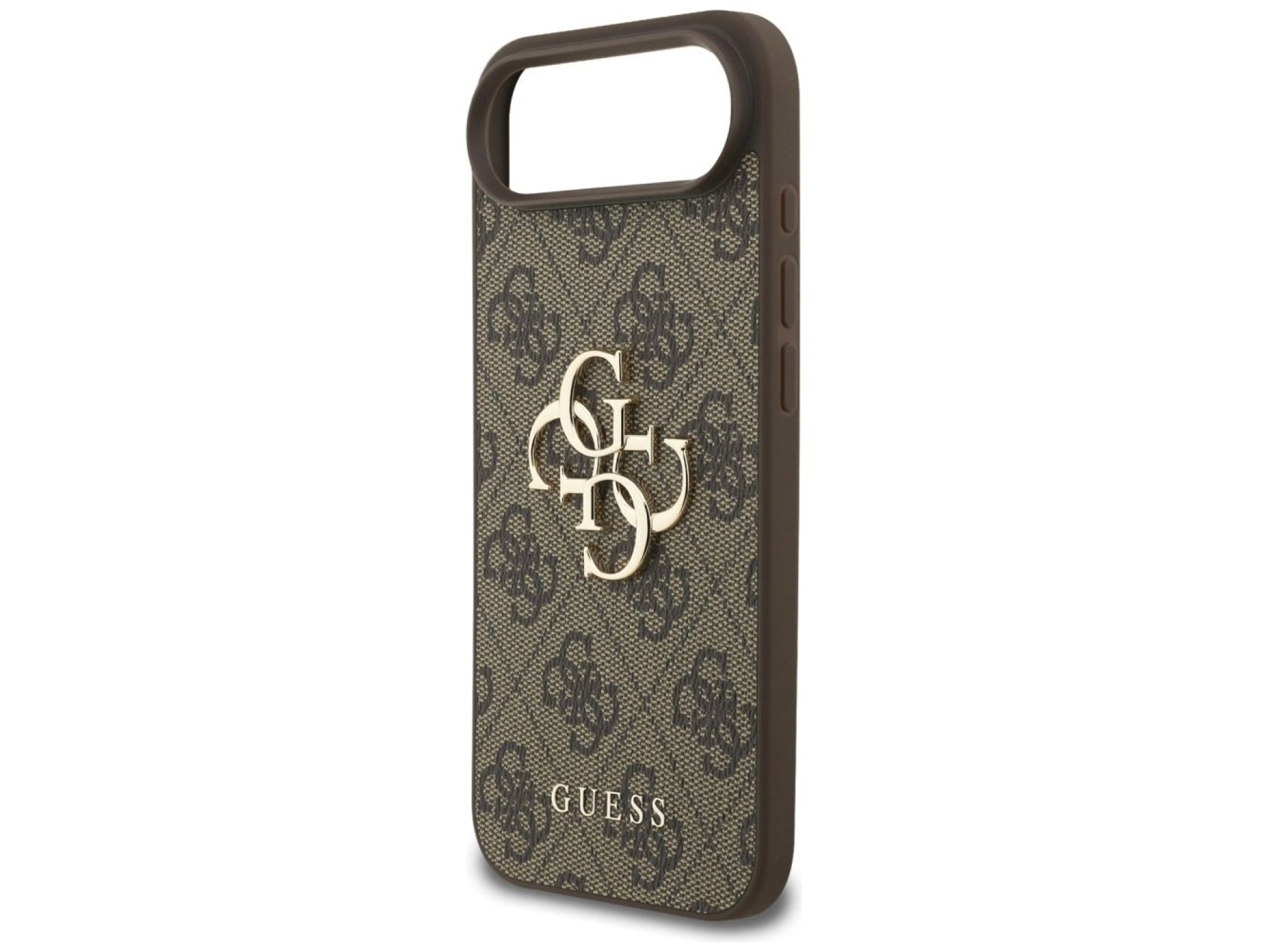 Capa Guess 4G com logo grande para iPhone 17 Air - Marrom