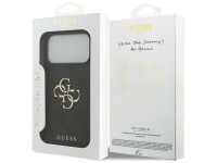 Capa Guess 4G com logo grande para iPhone 17 Pro Max - Preta Capa Guess 4G com logo grande para iPhone 17 Pro Max - Preta