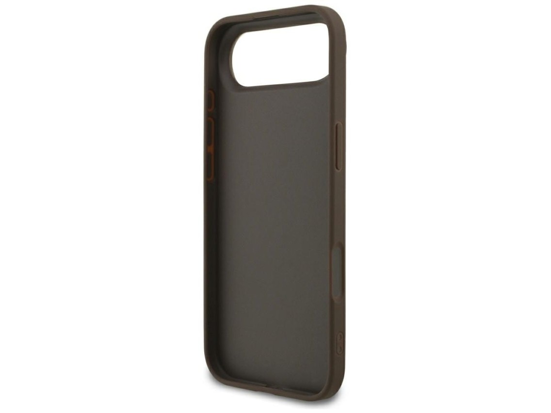 Capa Guess 4G com logo grande para iPhone 17 Air - Marrom