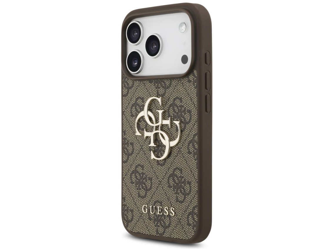 Guess 4G Big Logo Case for iPhone 17 Pro - Brown