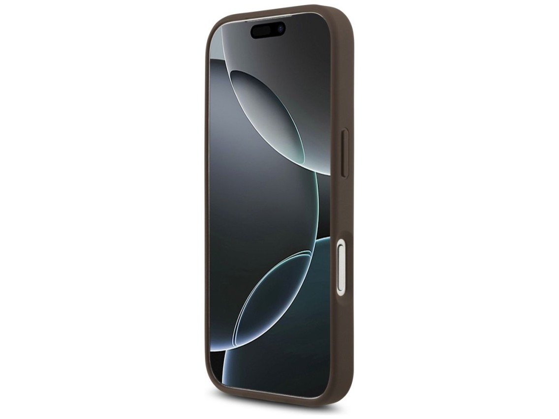 Guess 4G Big Logo Case for iPhone 17 Pro - Brown