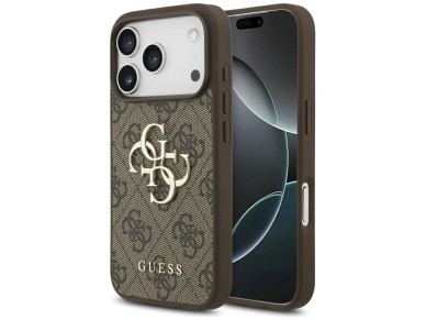 Guess 4G Big Logo Case for iPhone 17 Pro - Brown Guess 4G Big Logo Case for iPhone 17 Pro - Brown