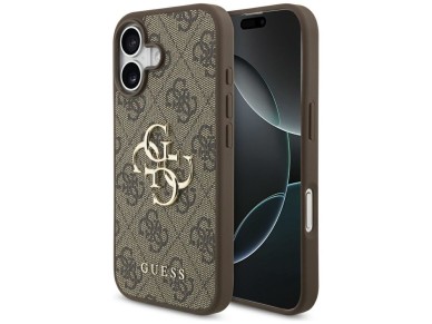 Guess 4G Big Logo Case for iPhone 17 - Brown Guess 4G Big Logo Case for iPhone 17 - Brown