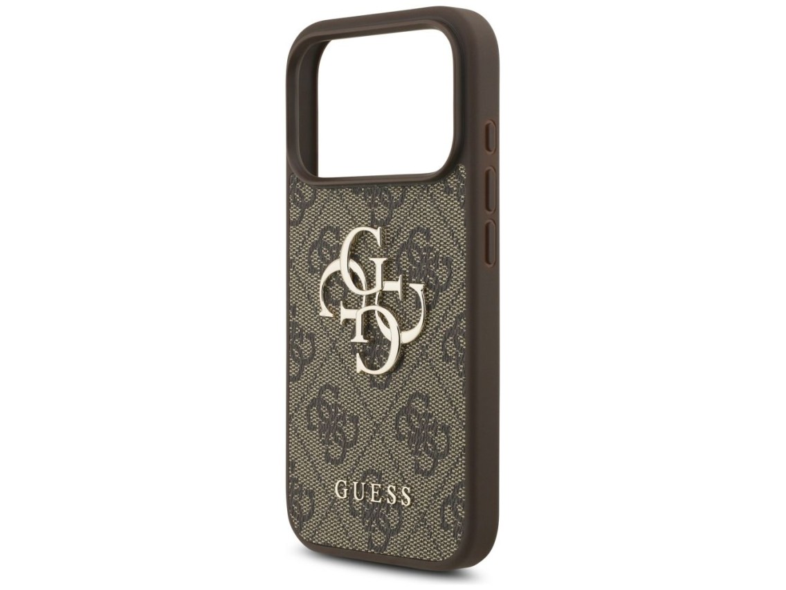 Guess 4G Big Logo Case for iPhone 17 Pro - Brown