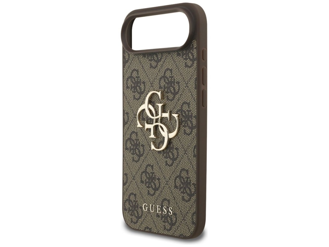 Capa Guess 4G com logo grande para iPhone 17 Air - Marrom