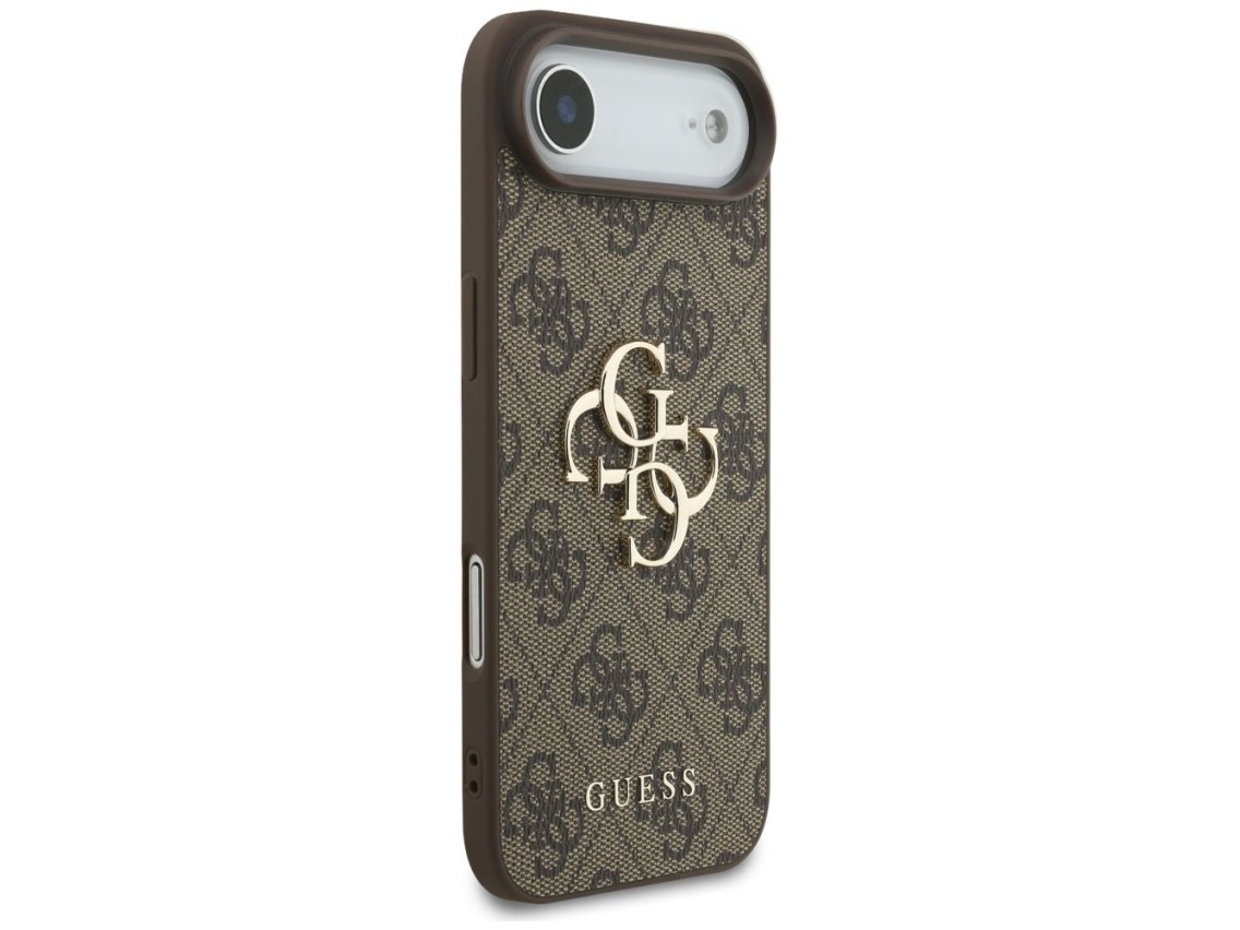 Capa Guess 4G com logo grande para iPhone 17 Air - Marrom