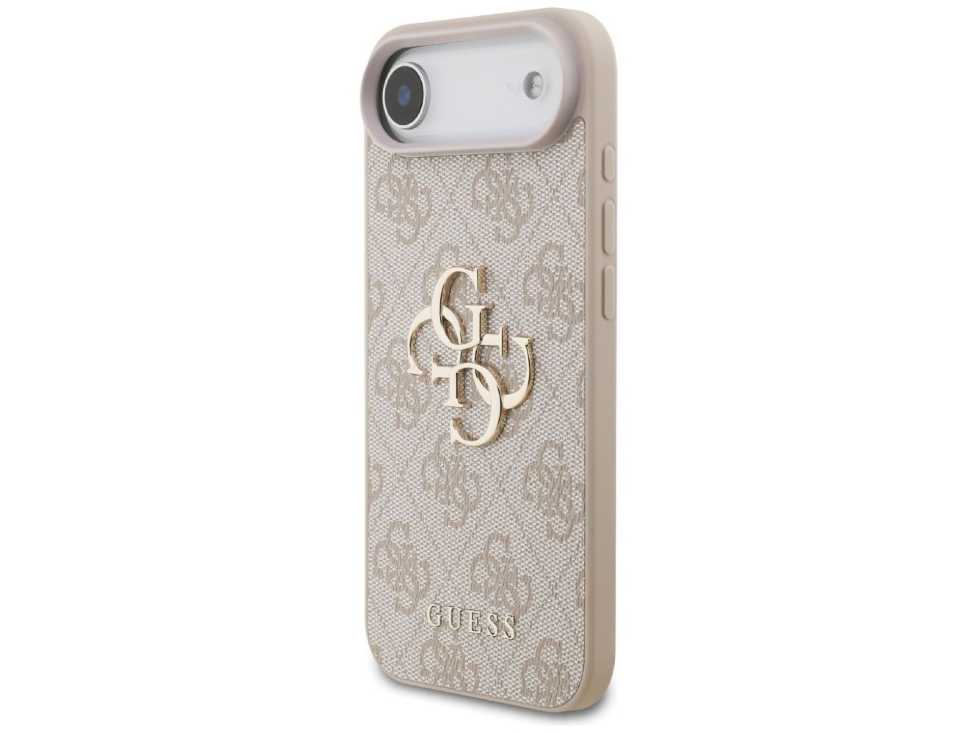 Capa Guess 4G com logo grande para iPhone 17 Air - Rosa
