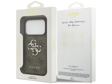 Guess 4G Big Logo Case for iPhone 17 Pro - Brown Guess 4G Big Logo Case for iPhone 17 Pro - Brown