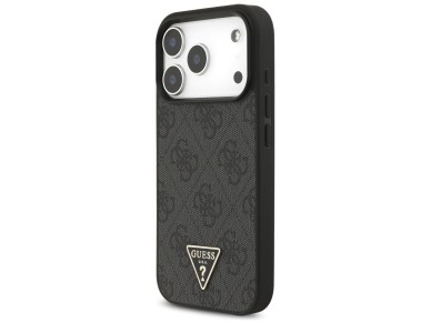 Funda Guess 4G con correa y logo triangular MagSafe para iPhone 17 Pro - negra Funda Guess 4G con correa y logo triangular MagSafe para iPhone 17 Pro - negra