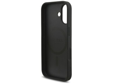 Funda Guess 4G con correa y logo triangular MagSafe para iPhone 17 - negra Funda Guess 4G con correa y logo triangular MagSafe para iPhone 17 - negra