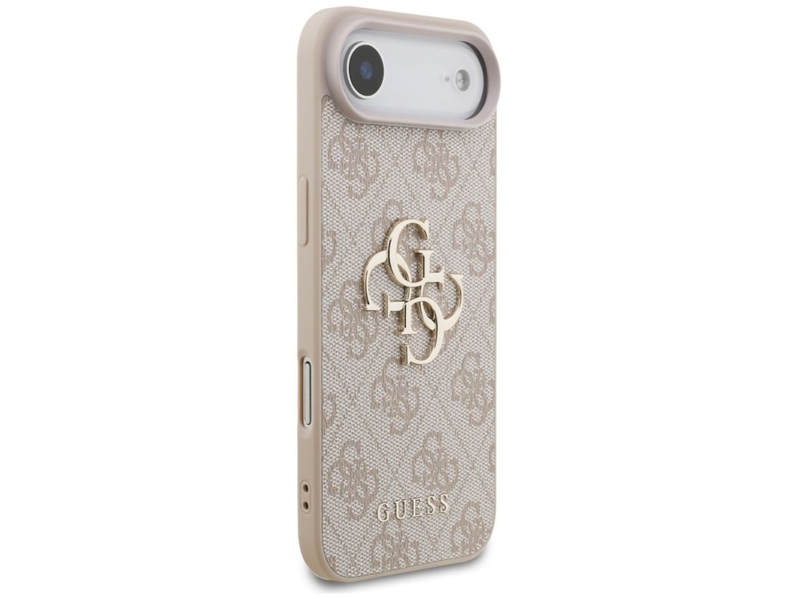 Capa Guess 4G com logo grande para iPhone 17 Air - Rosa