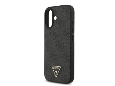 Funda Guess 4G con correa y logo triangular MagSafe para iPhone 17 - negra Funda Guess 4G con correa y logo triangular MagSafe para iPhone 17 - negra