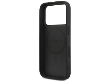 Funda Guess 4G con correa y logo triangular MagSafe para iPhone 17 Pro - negra Funda Guess 4G con correa y logo triangular MagSafe para iPhone 17 Pro - negra