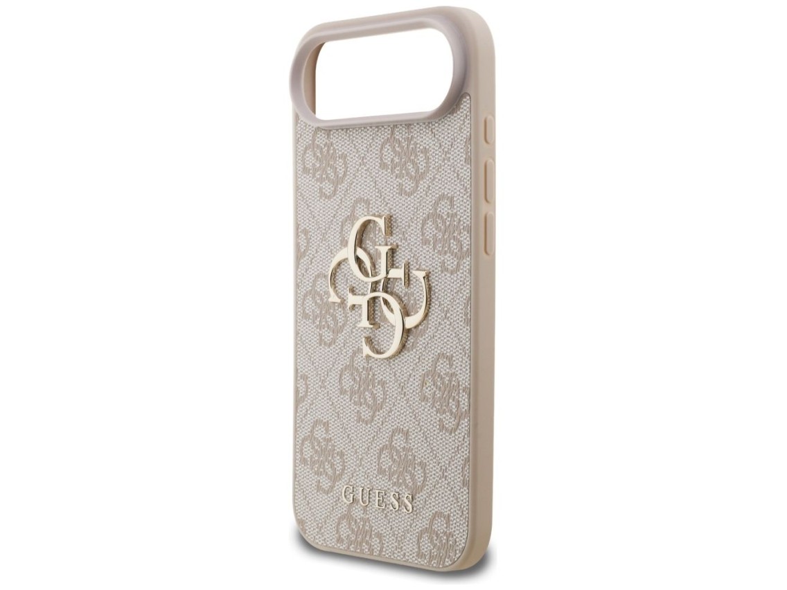 Capa Guess 4G com logo grande para iPhone 17 Air - Rosa