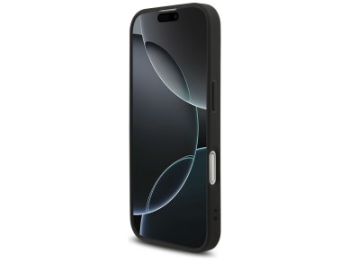 Funda Guess 4G con correa y logo triangular MagSafe para iPhone 17 - negra Funda Guess 4G con correa y logo triangular MagSafe para iPhone 17 - negra
