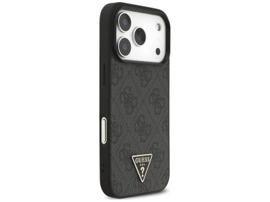 Funda Guess 4G con correa y logo triangular MagSafe para iPhone 17 Pro - negra Funda Guess 4G con correa y logo triangular MagSafe para iPhone 17 Pro - negra